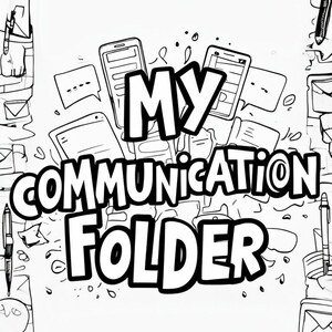 Folder Sleeves. Folder Covers. Coloring Pages for Folders - Etsy