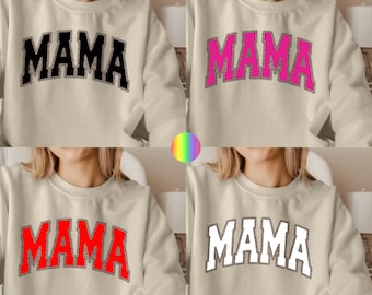 Mama luipaardprint png-ontwerp, trendy mama varsity png, retro mama png, mama png, grappige mama png, mama sublimatie ontwerpen, digitale download