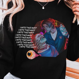 Spero che questo faccia male T-shirt, Videogioco per lavare la bocca, T-shirt da gioco, Top in cotone unisex, Regalo per giocatori, Maglietta stampata, Spero che questo faccia male