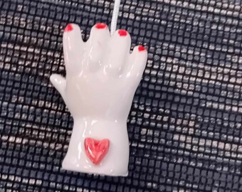 Light pull Ceramic doll hand