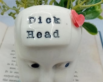 Dick head Doll head succulent air plant planter sweary funny indoor pot