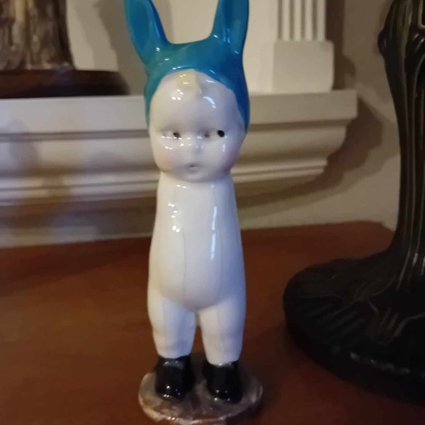 Bunny Doll ornament kewpie