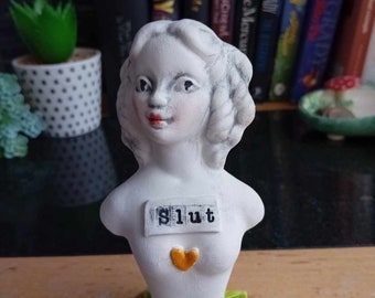 Ceramic doll SLUT