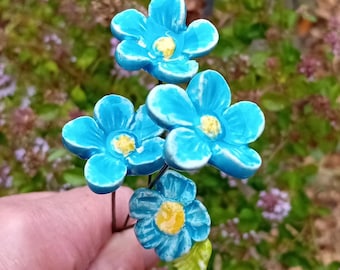 new Strawberry forget me not flowers  Ceramic flowers 2.95