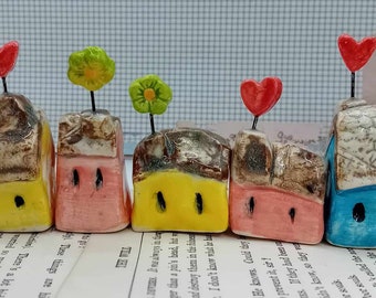 Handmade Ceramic mini  house