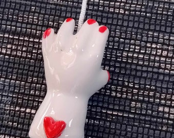 Light pull Ceramic doll hand