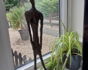 Giacometti inspired sculpture