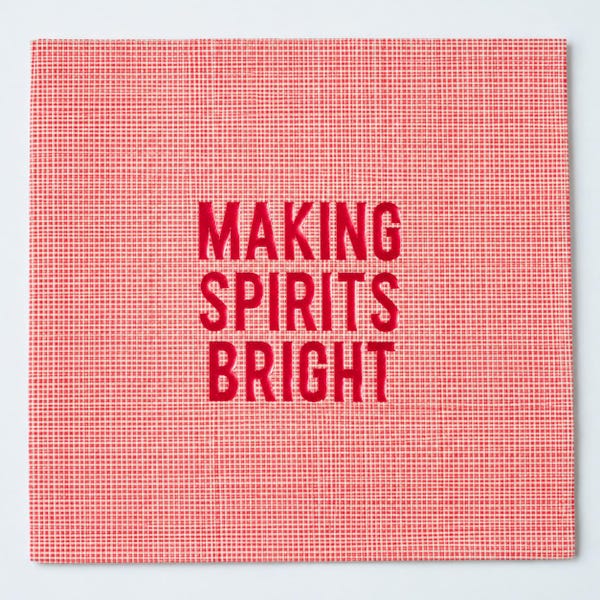 Making Spirits Bright Disposable Cocktail Napkin | New Design | Exclusively on Etsy