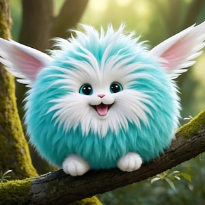Rare - Pufflume of Everpetal Hollow — Spirit of Comfort, Dreamlight, and Whispered Joy
