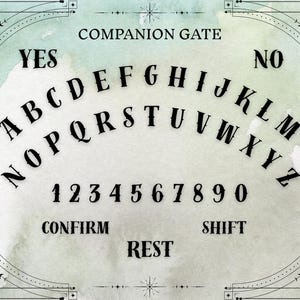 Spirit Companion Pendulum Board: Daily Communication Gate (PDF Downloadable Instructions Included