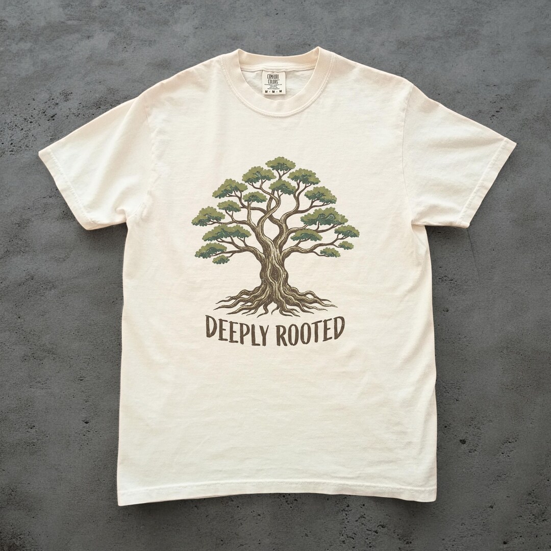 Deeply Rooted Tree Shirt, Gnarled Tree T Shirt, Tree of Life