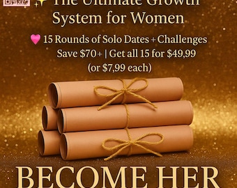 Solo Dating Growth System – All 15 Rounds (Save 70+ dollars) Solo Growth Journey Self-Love system