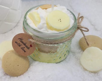 バナナプリンデザートキャンドル