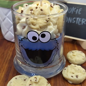 Cookie Monster Dessert Candle