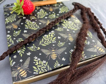 Hair tie dreadlock extension brown accessory