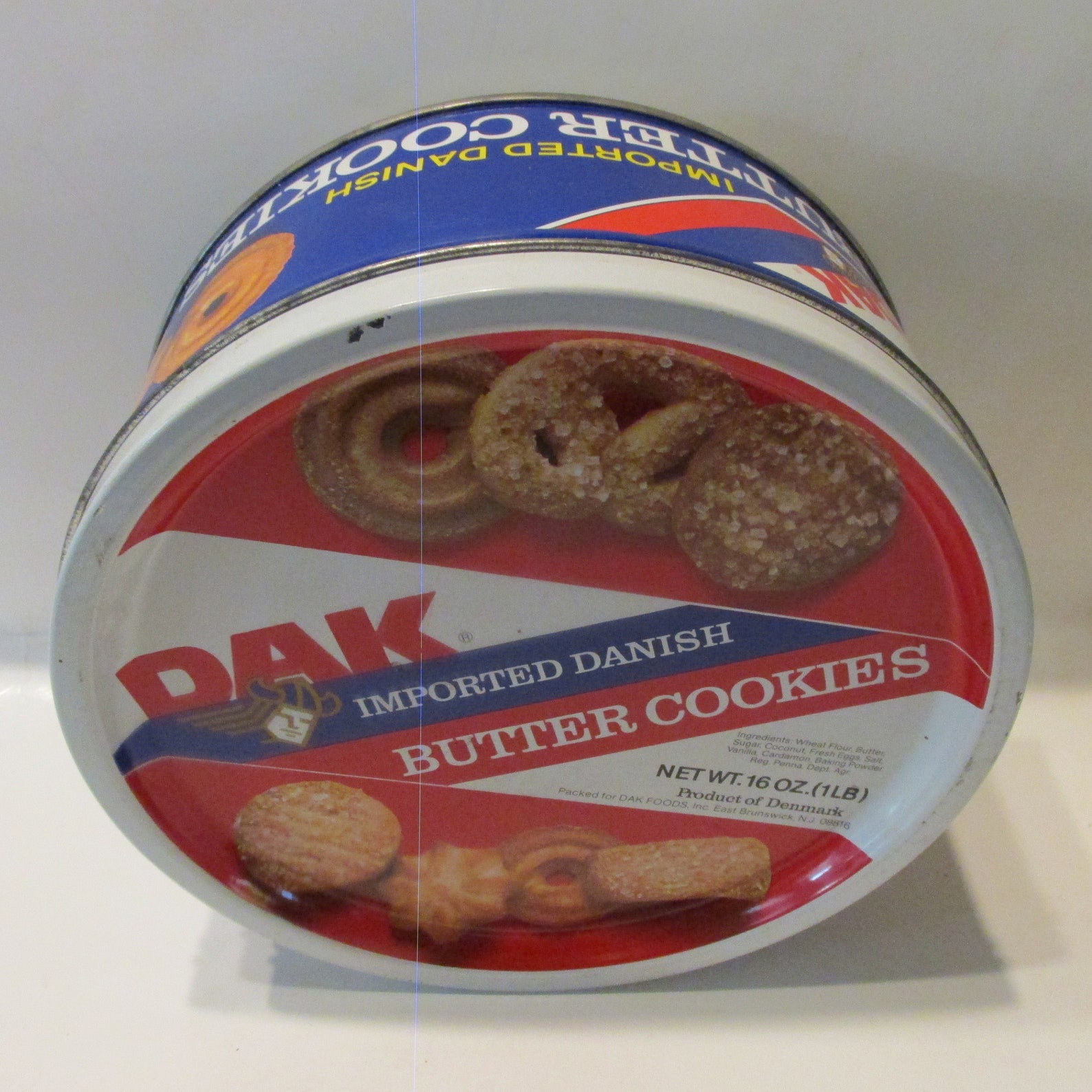Dak Imported Danish Butter Cookie Tin Storage Repurpose Etsy