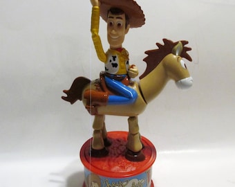 Disney Toy Story 2, Woody Candy Dispenser, Moving Bullseye, 1999 McDonalds