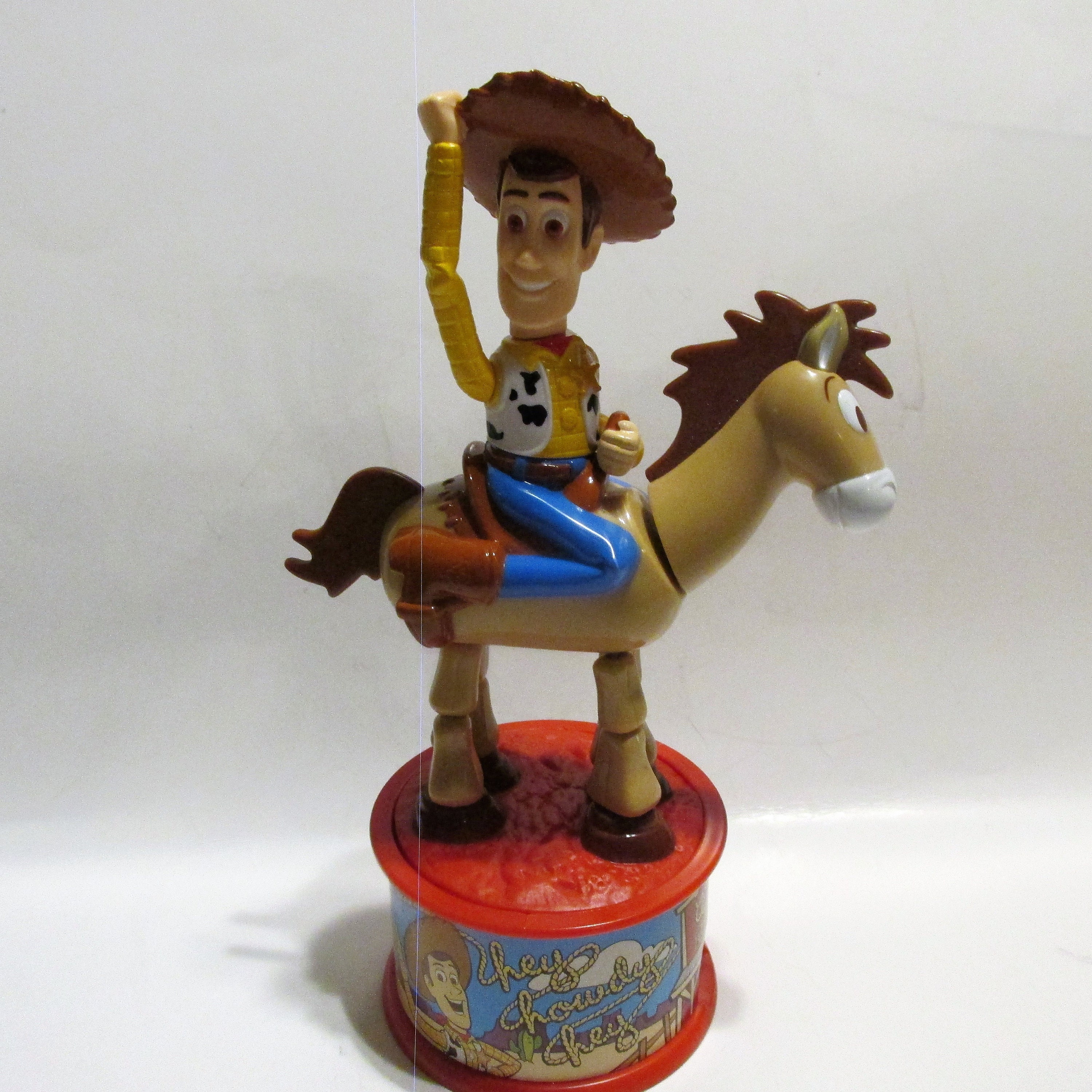 Disney Toy Story 2, Woody Candy Dispenser, Moving Bullseye, 1999