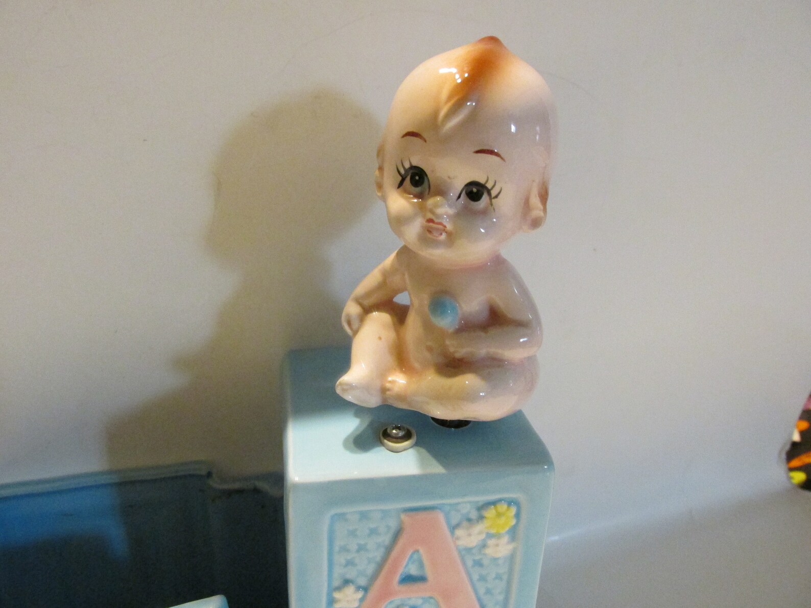 Nursery Turning Kewpie Doll Musical Baby Planter Baby Shower Etsy