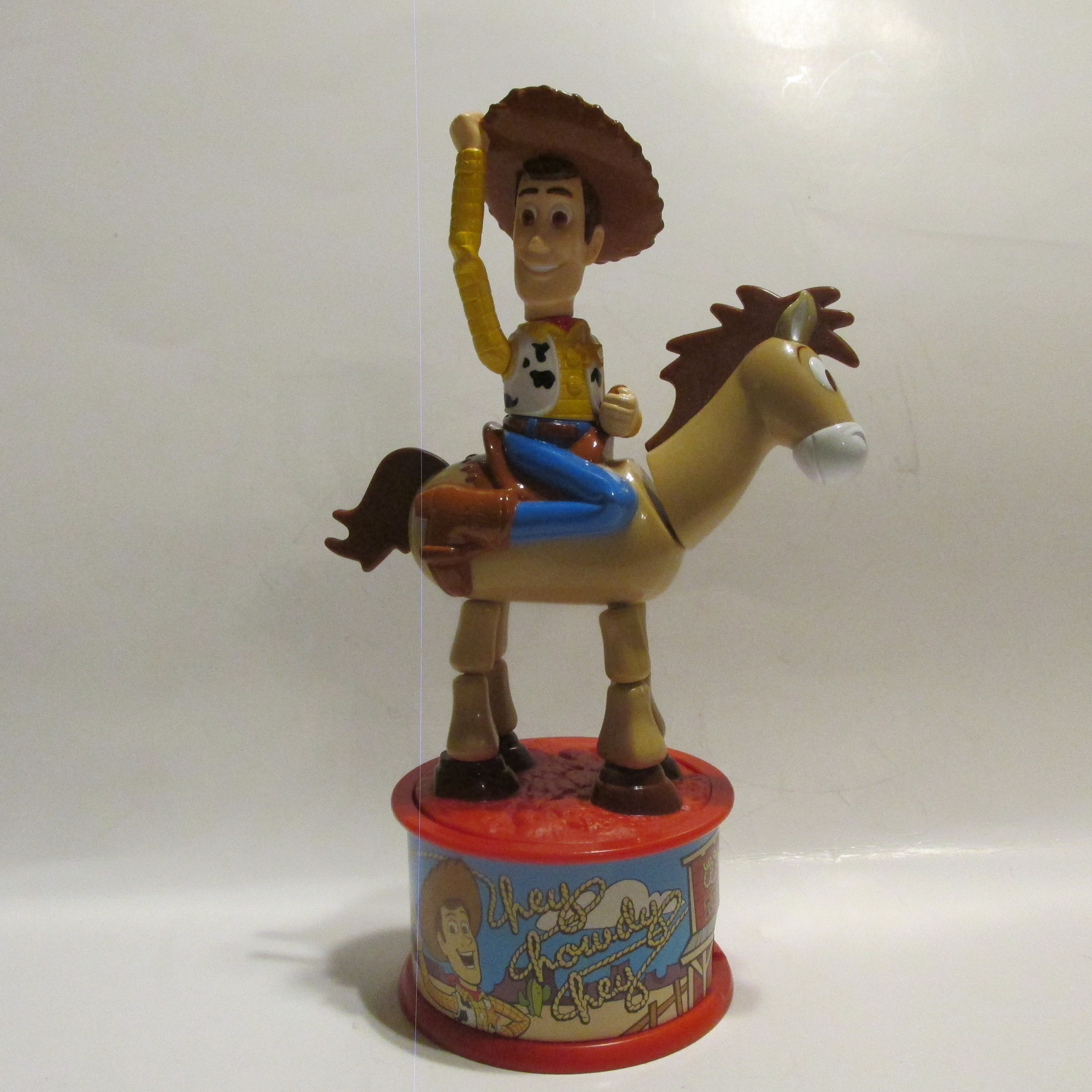 Disney Toy Story 2, Woody Candy Dispenser, Moving Bullseye, 1999
