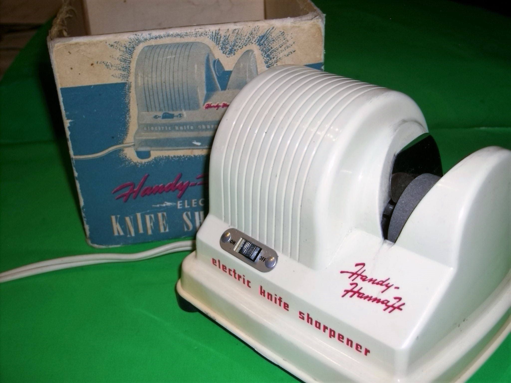 hannaf Retro Handy Hannah Electric Knife Sharpener / WORKS / QUIET - Etsy