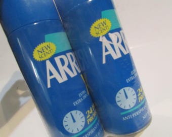Arrid Sealed Double Cans New Fresh Scent 24 Hour Protection Anti-Perspirant Deodorant / NOS