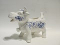Ceramic Arnart Blue Onion Cow Creamer, Farmhouse, Farm Kitchen, Serving