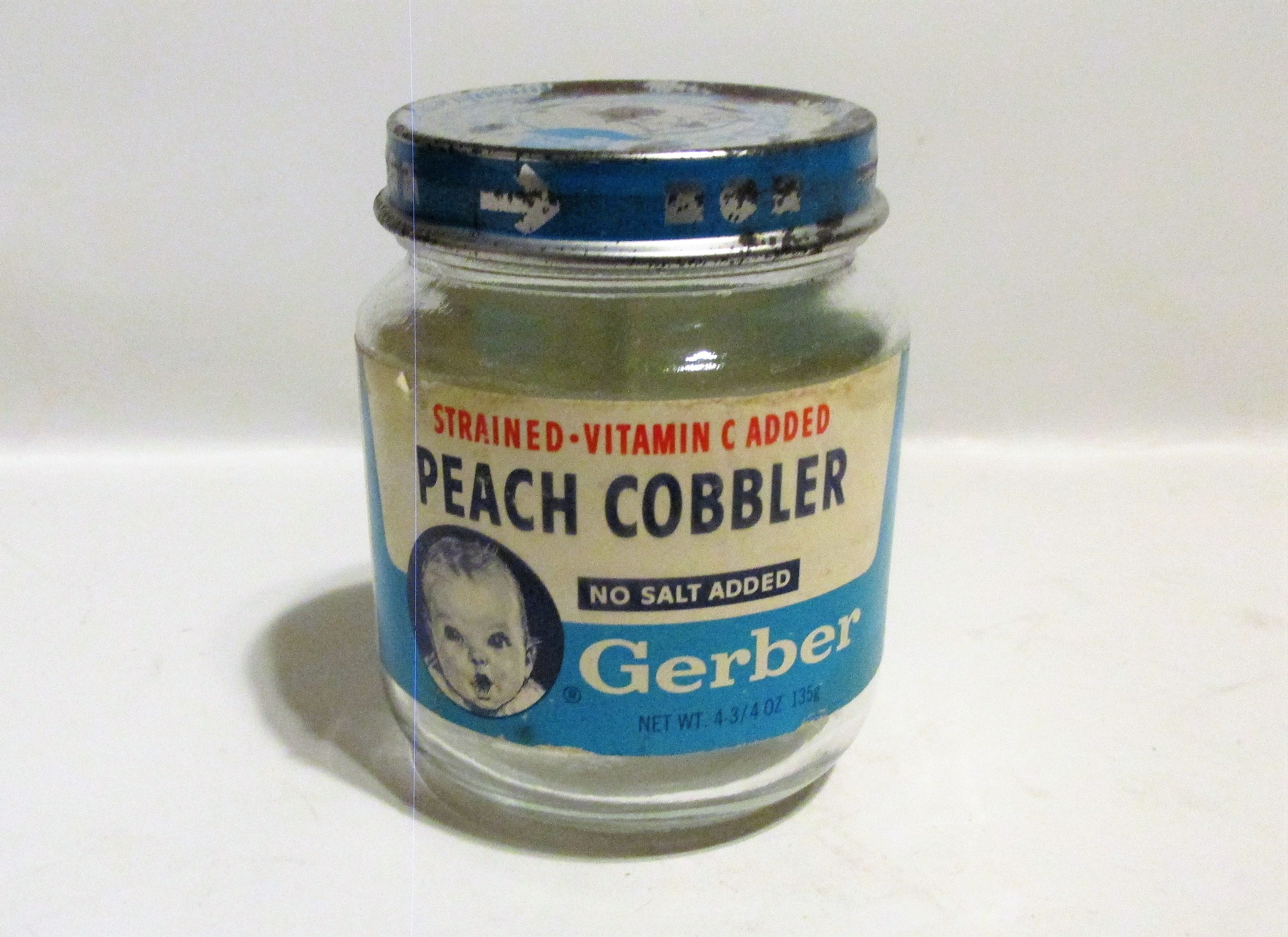 Vanilla Custard Gerber Peach Cobbler Baby Food Peach Cobbler Jars