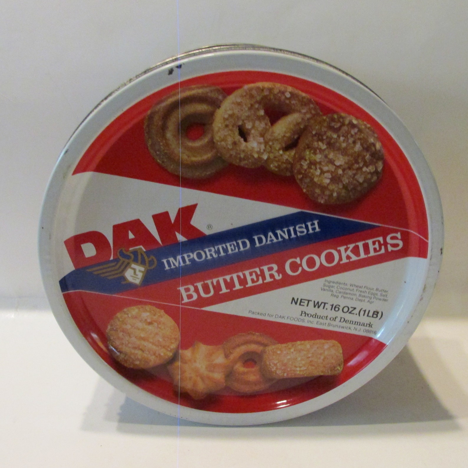 Dak Imported Danish Butter Cookie Tin Storage Repurpose Etsy