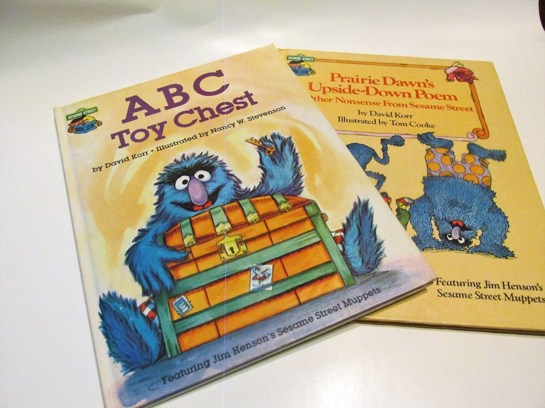 Sesame Street Books Like New ABC Toy Chest & Prairie Etsy