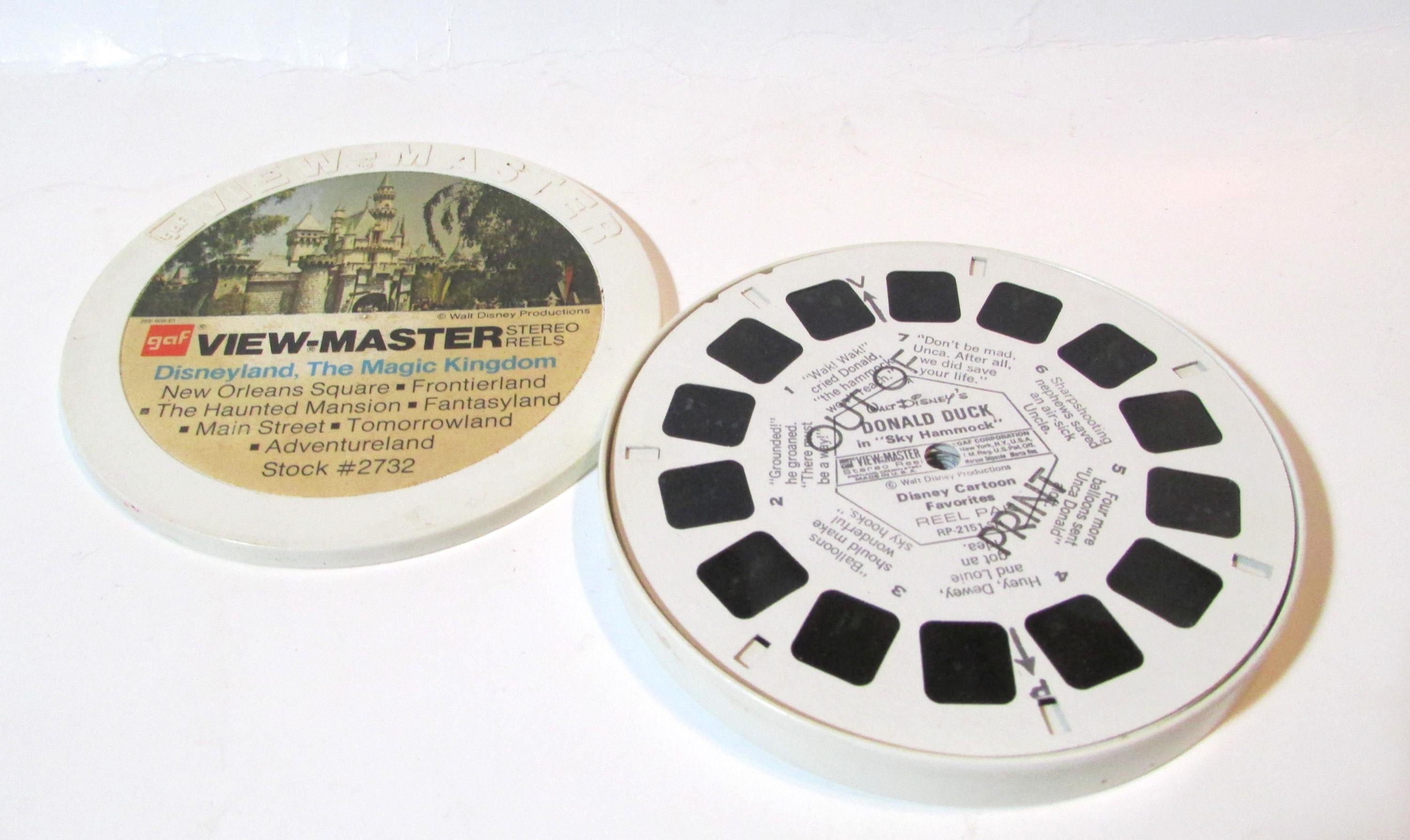 Viewmaster Reels Disneyland - Etsy