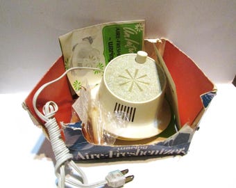 Retro Waring Aire Freshenizer with Starburst / Flower Design with Manual / WORKS