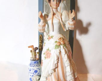 COALPORT 人形 Coalport “lady of Rose Blossom” Figurine, 8.5