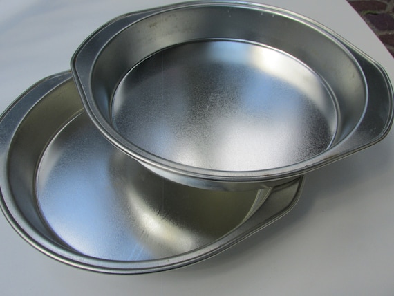 Kitchen Pair Round Baking Pans With Handles 9 Inch Round Cake