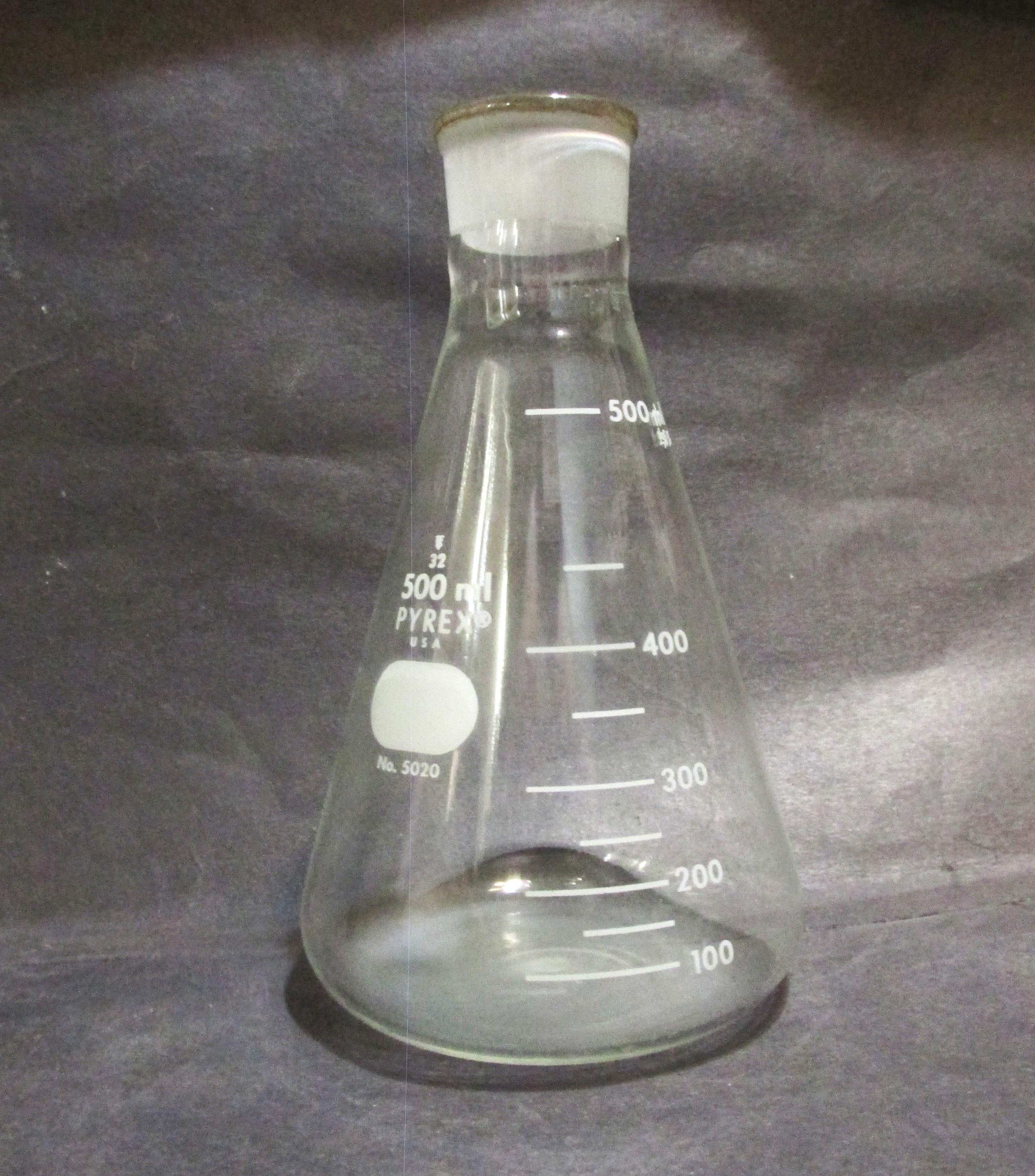 Science Pyrex Science Pyrex 500 ML Narrow Mouth Graduated Erlenmeyer Flask , EXAX ...