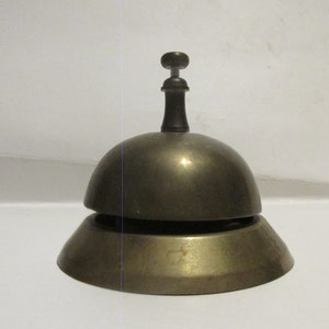 Brass Old Hotel Service Counter Hotel Bell