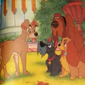 Little Golden Book Disney&#39;s Lady and the Tramp / MINT
