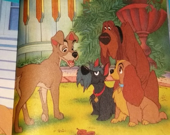 Little Golden Book Disney&#39;s Lady and the Tramp / MINT