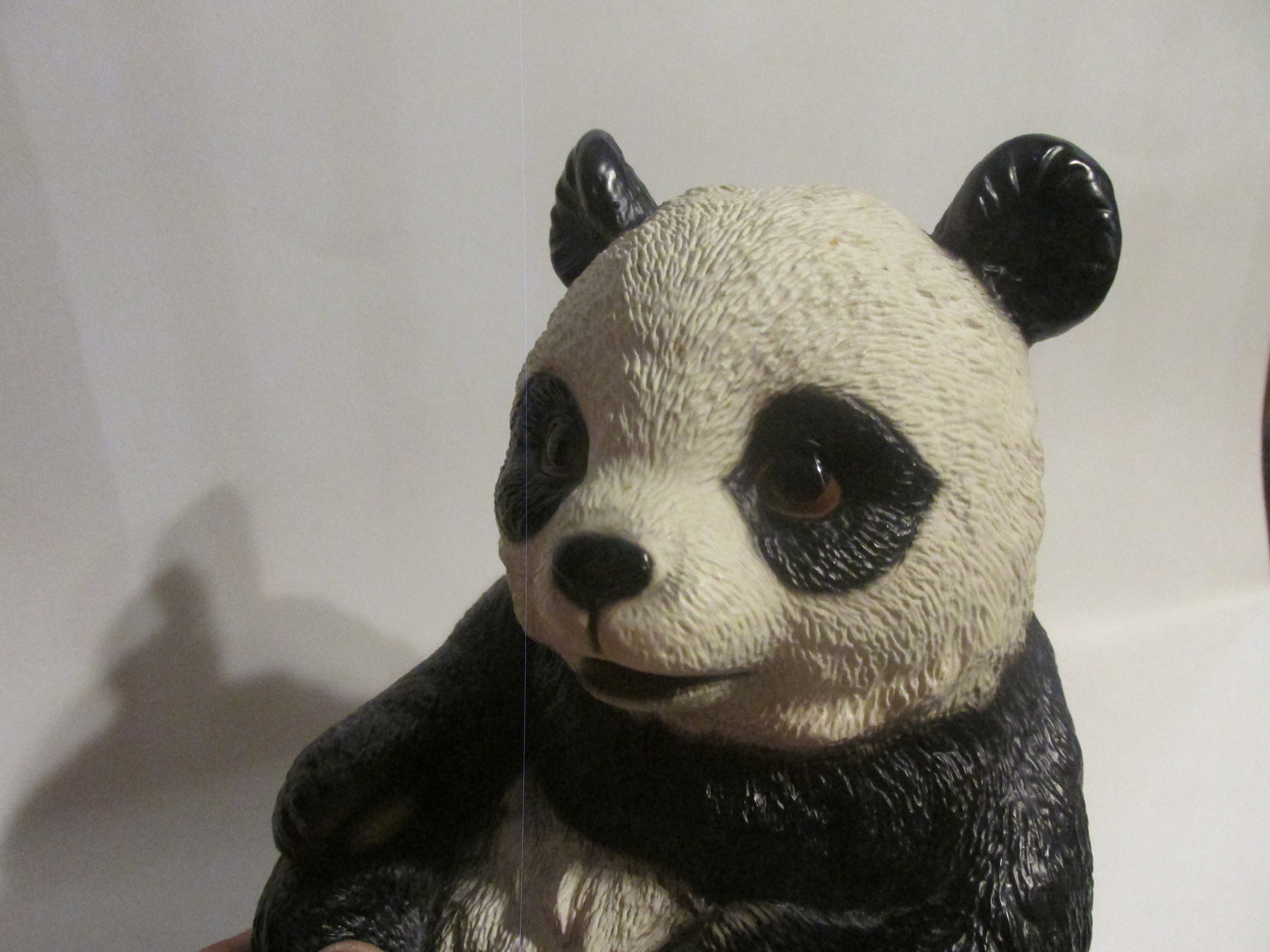Panda Bear Ceramic Hand Painted Lifelike With Realistic Eyes Panda Bear Ceramic Hand Painted Lifelike With Realistic Eyes
