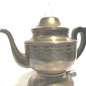 Farberware Unique Art Deco Etched Percolator