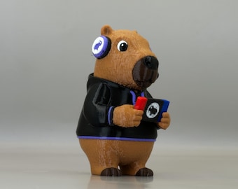 Carl Capybara Character Print: Desk Buddy Mascot