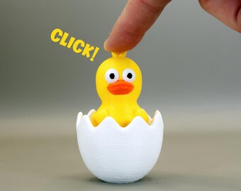 Hatchling Duck: Clicky Bounce Duck in Egg