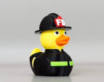Firefighter Duck Custom Helmet | First Responder Gift Cruise Dash Duck
