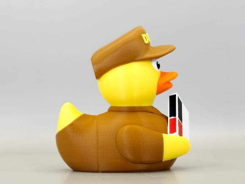 Delivery Duck: Customizable Hat 3D printed duck, Package carrier gift bild 5