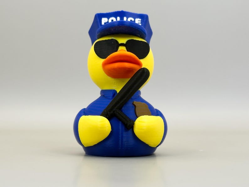Police Duck: Law Enforcement Themed Duck, Cruise Hiding, Cop Friends - Etsy
