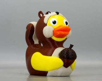 Chipmunk Duck: Animal Costume Duck, 3D Printed