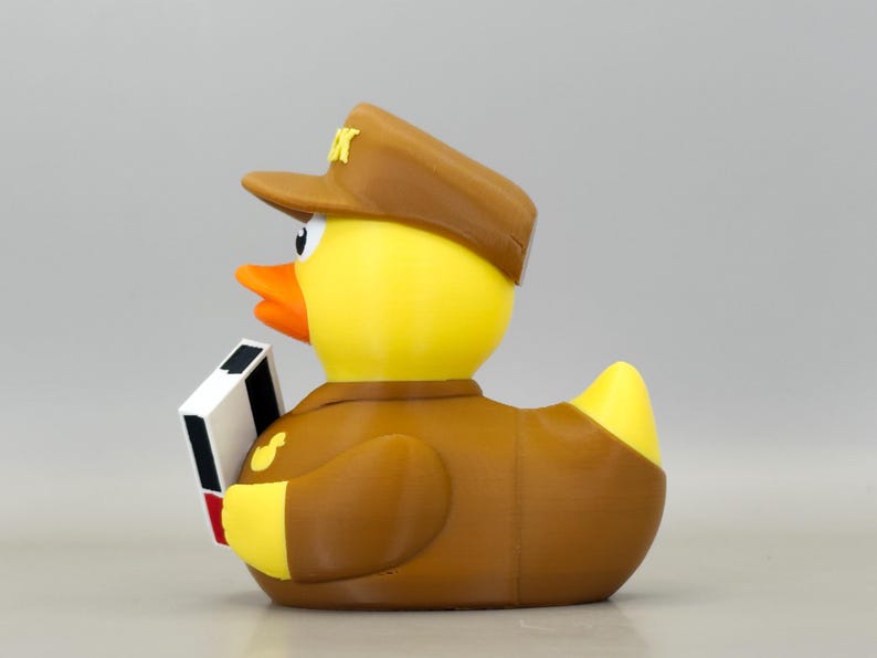 Delivery Duck: Customizable Hat 3D printed duck, Package carrier gift bild 7