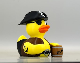 Pirate Duck: 3D Printed Collectible, Cruise Hiding Gift