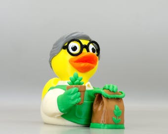 Gardener Duck: Gardening & Plant Lover Gift, Cruise Duck, 3D Printed Collectible