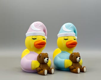 Goodnight Duck with Teddy Bear: Cruise Hiding, Nursery Gift